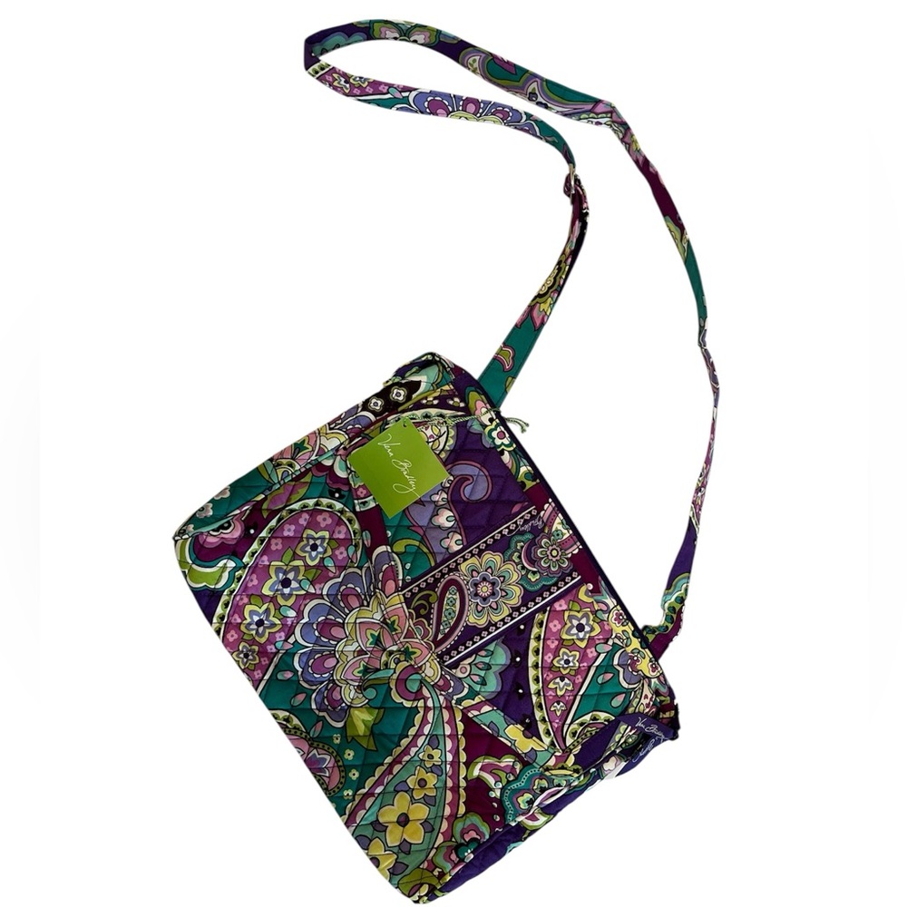 NWT Vera Bradley Heather Tablet/iPad Hipster Crossbody Bag